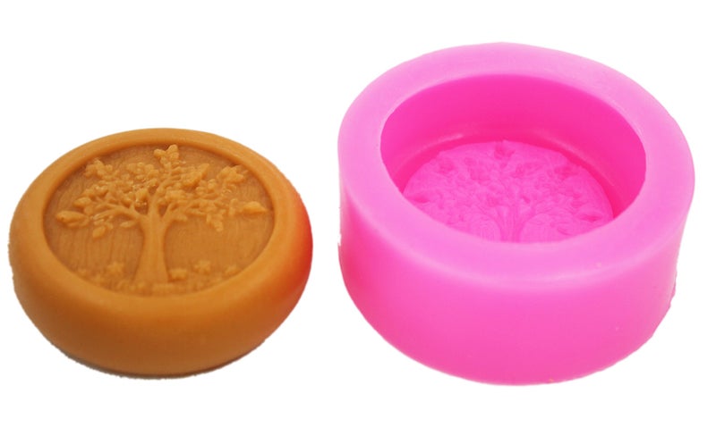 Longzang Silicone Tree Soap Making Molds for Soap Candle Chocolate Candy Soap Bombs Baking Fondant - Image 3